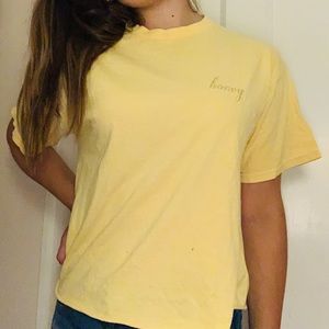 Rare Brandy Melville honey tee ✨